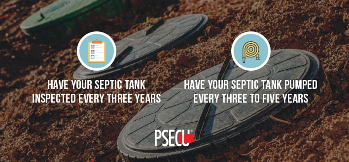 How often should get your septic tank pumped and inspected