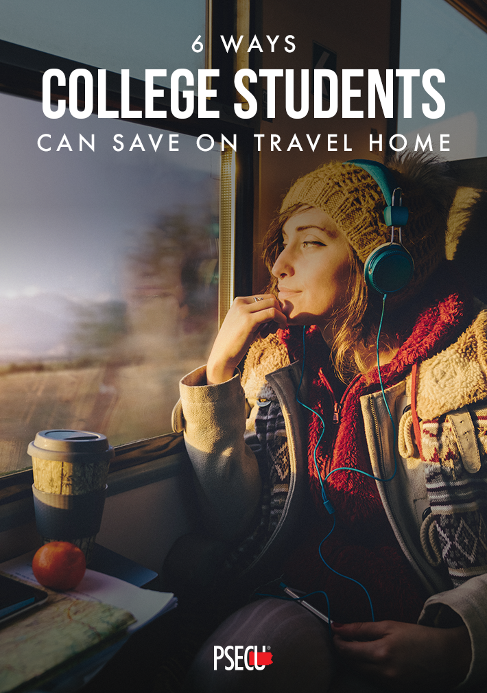 college students save on travel home