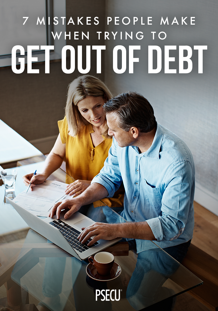 7 Mistakes People Make When Trying to Get out of Debt
