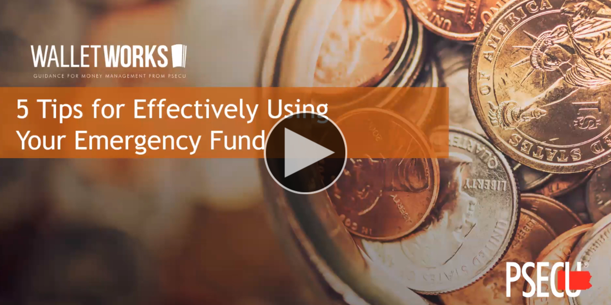 Effectively Using Your Emergency Fund