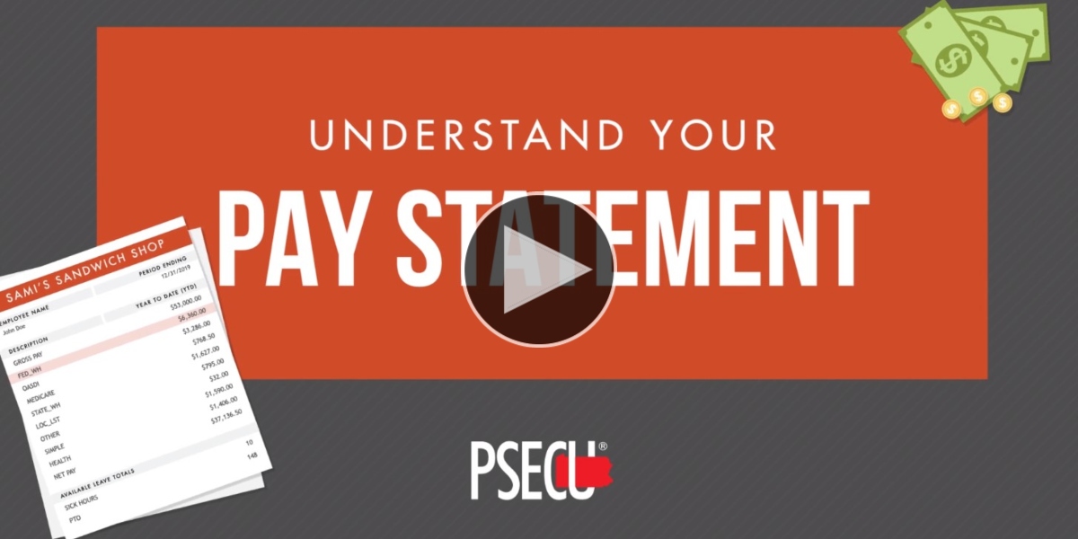 Understand your pay statement with this educational video