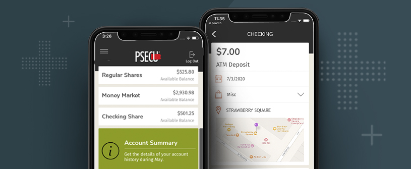 PSECU’s Redesigned Mobile App 