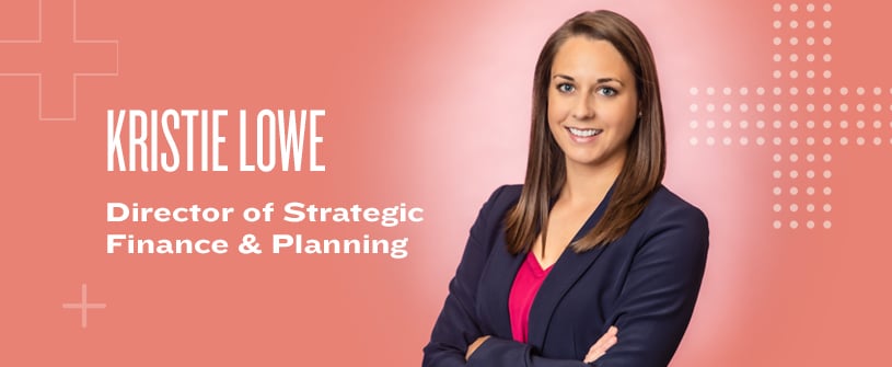 A photo of Kristie Lowe, Director of Strategic Finance & Planning